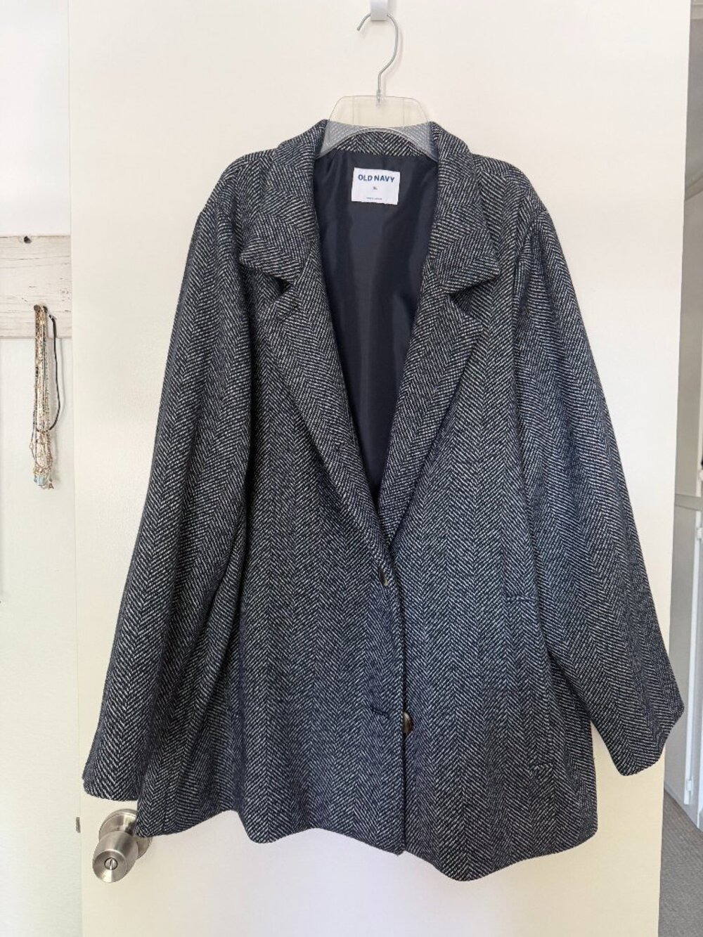 *NEW* Old Navy Herringbone Pea Coat - XL